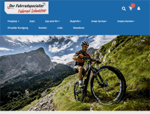 Tablet Screenshot of fahrrad-schweitzer.de